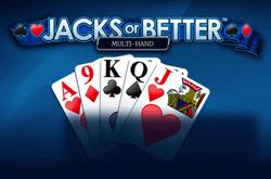 Jacks or Better Multihand video slot poker logo